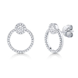 0.39CT DIAMOND STUD EARRING