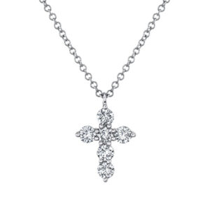0.50CT DIAMOND CROSS NECKLACE