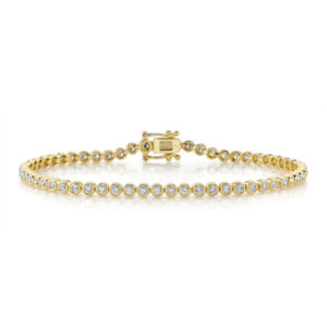 1.51CT DIAMOND BEZEL TENNIS BRACELET