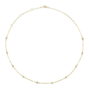 0.20CT 18″ DIAMONDS BY THE YARD SPARKLE CHAIN NECKLACE