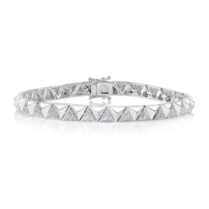 0.86CT DIAMOND PYRAMID BRACELET