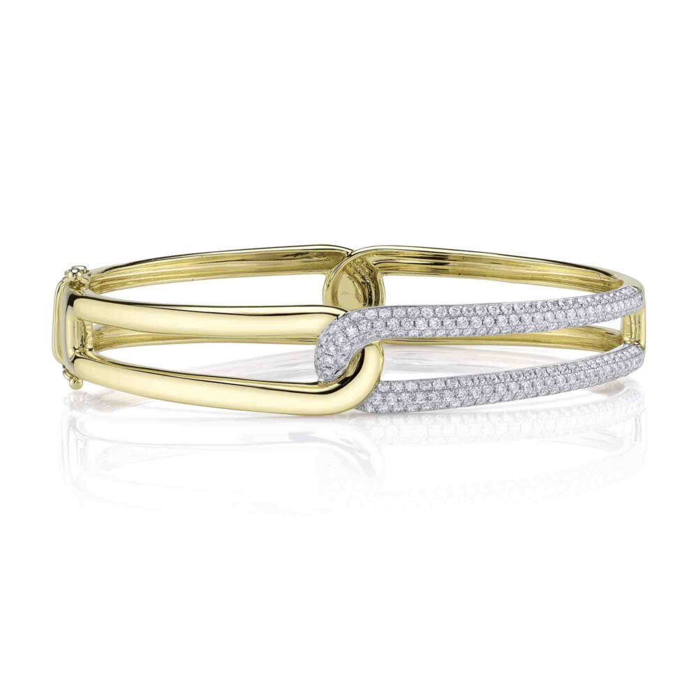 1.45CT DIAMOND PAVE BANGLE