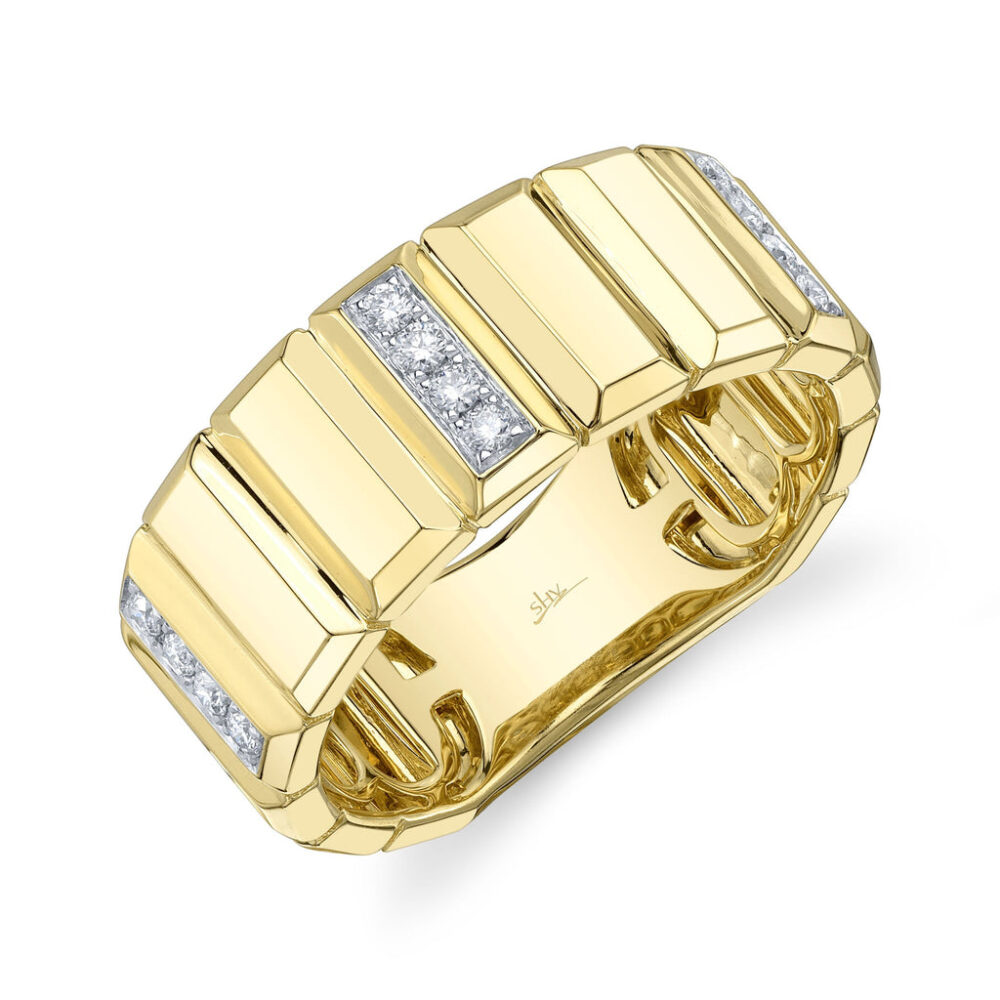 0.14CT DIAMOND GEO CUT BAND