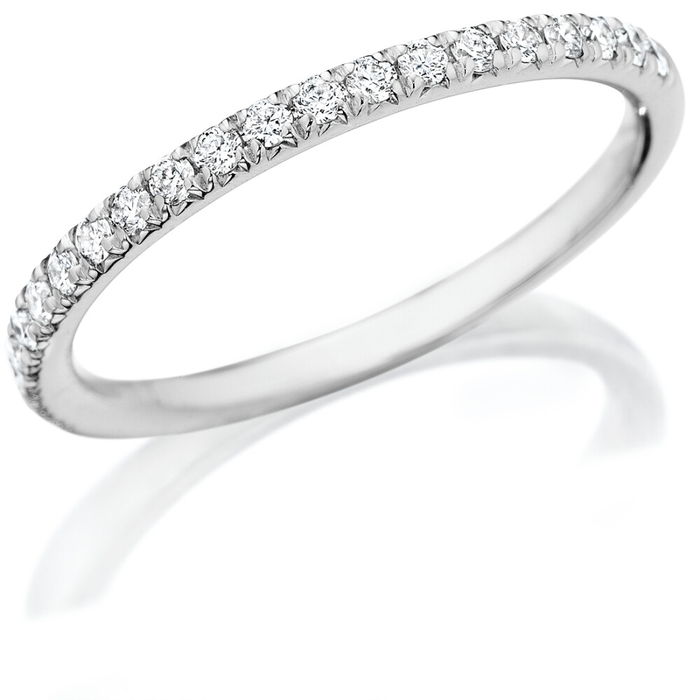 Split Prong Diamond Wedding Band