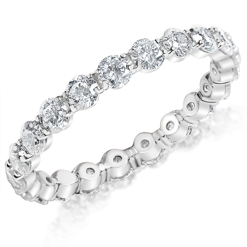 Split Prong Eternity Band