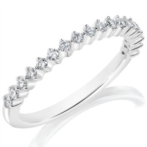 Halfway Diamond Wedding Band