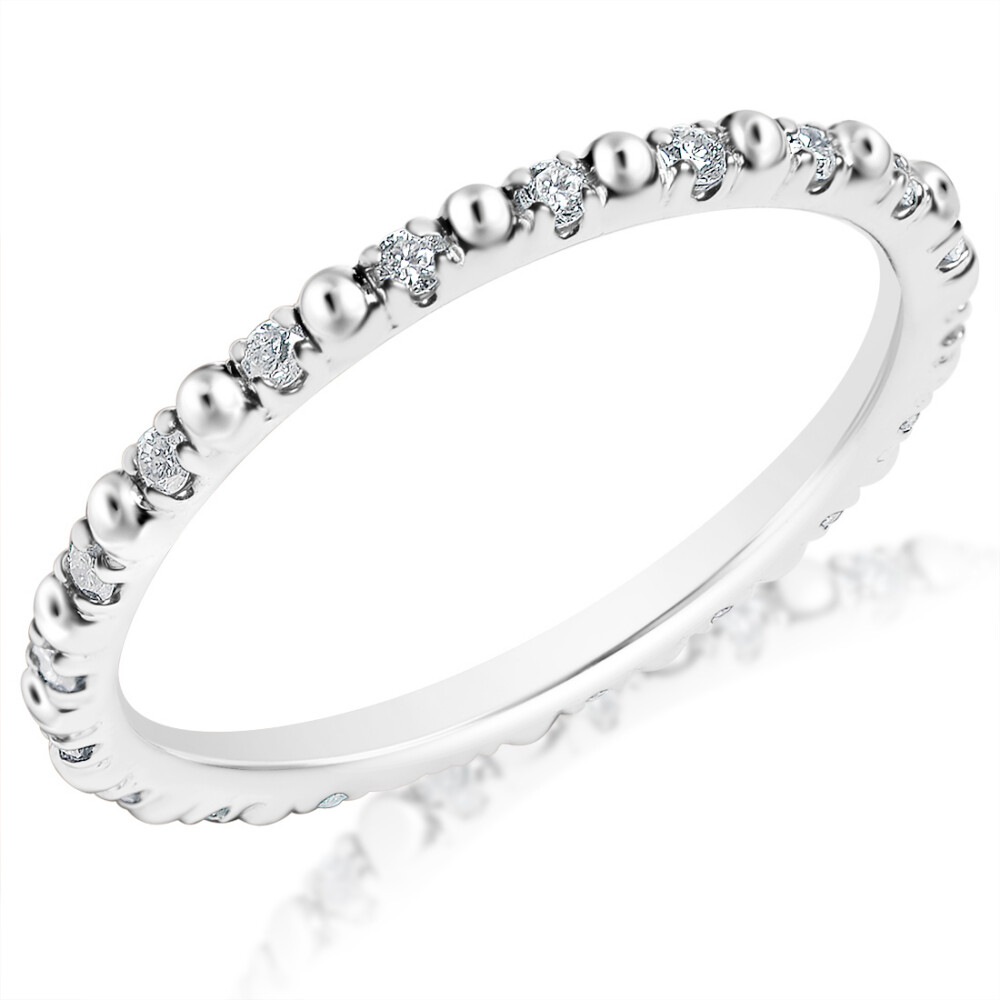 Beaded Eternity Ring