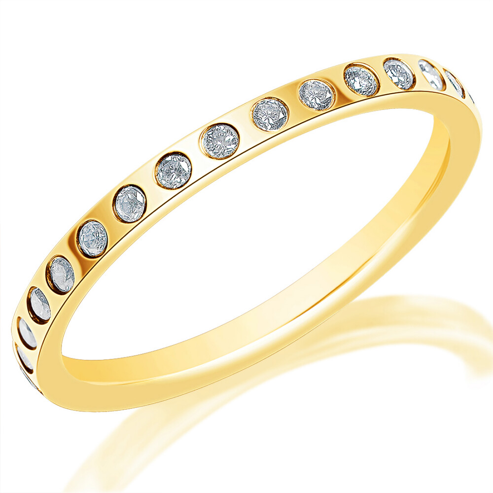 Burnished Eternity Band