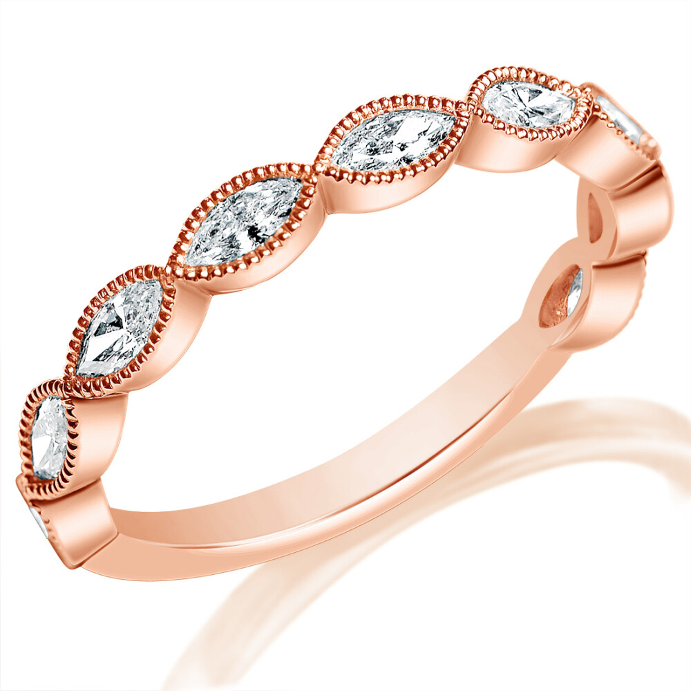 Marquise Bezel Anniversary Band