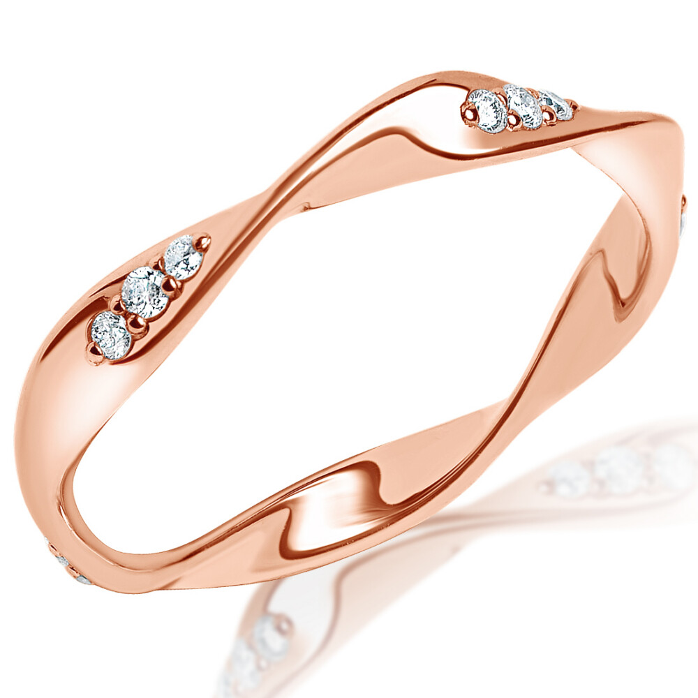 Station Diamond Mobius Ring