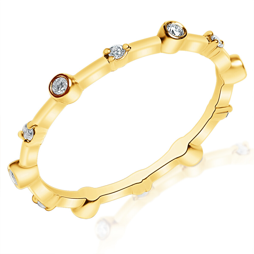 Diamond Spaced Eternity Band