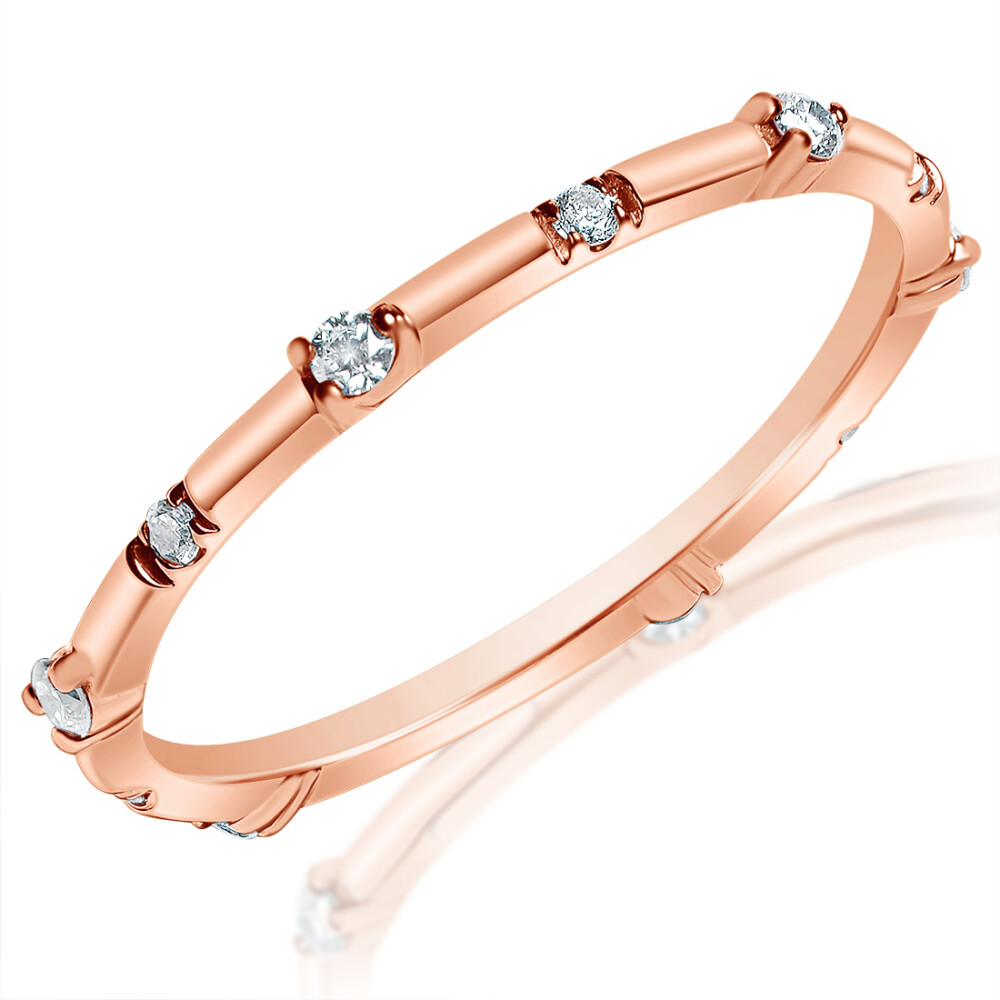 Diamond Spaced Eternity Band