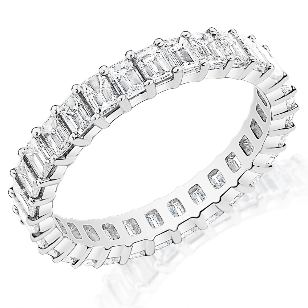 Emerald Diamond Eternity Ring