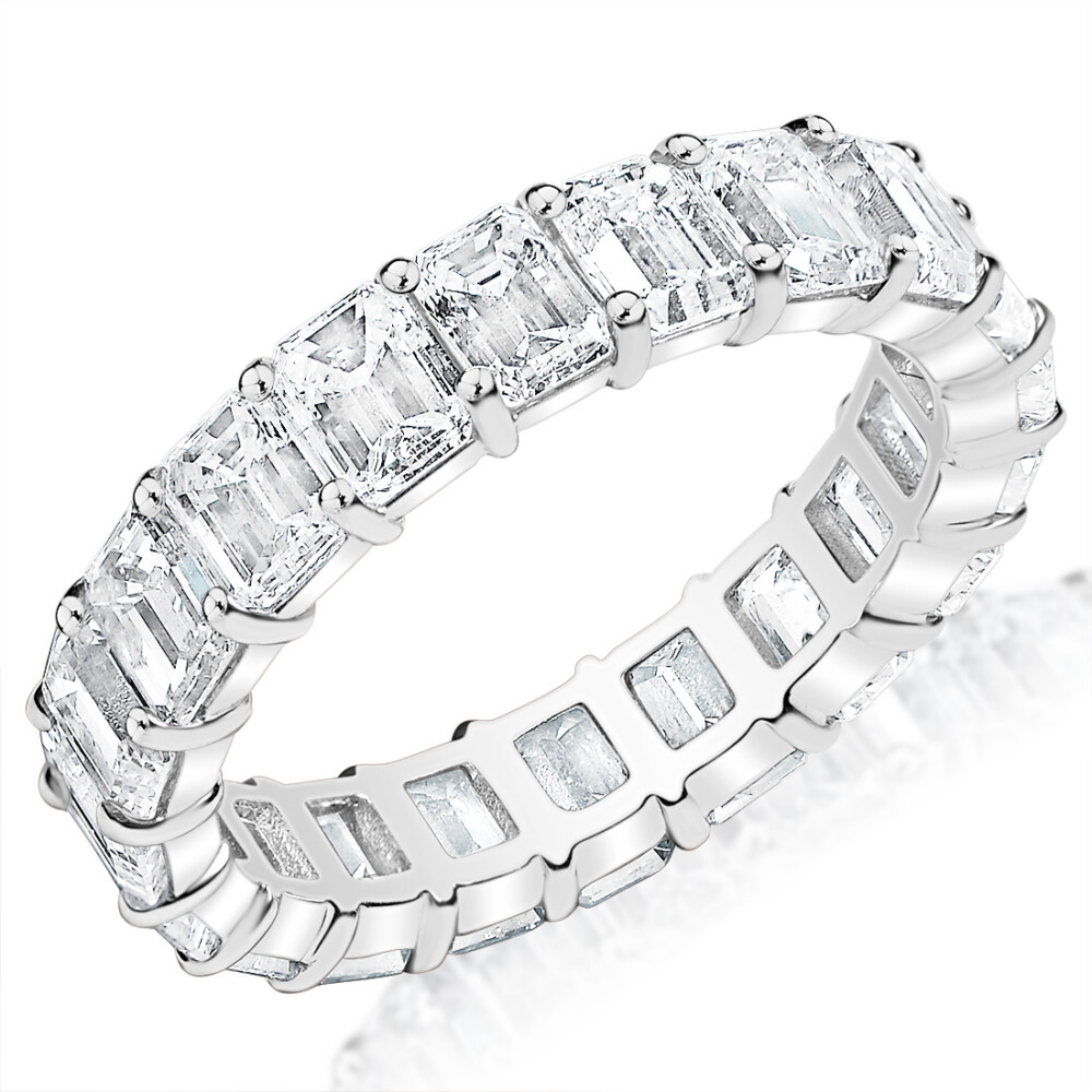 Emerald Diamond Eternity Ring