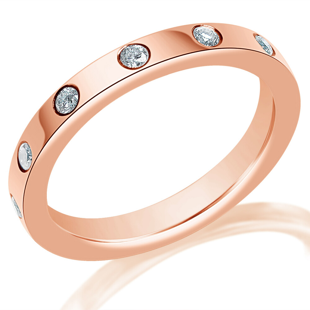 Burnished Eternity Band