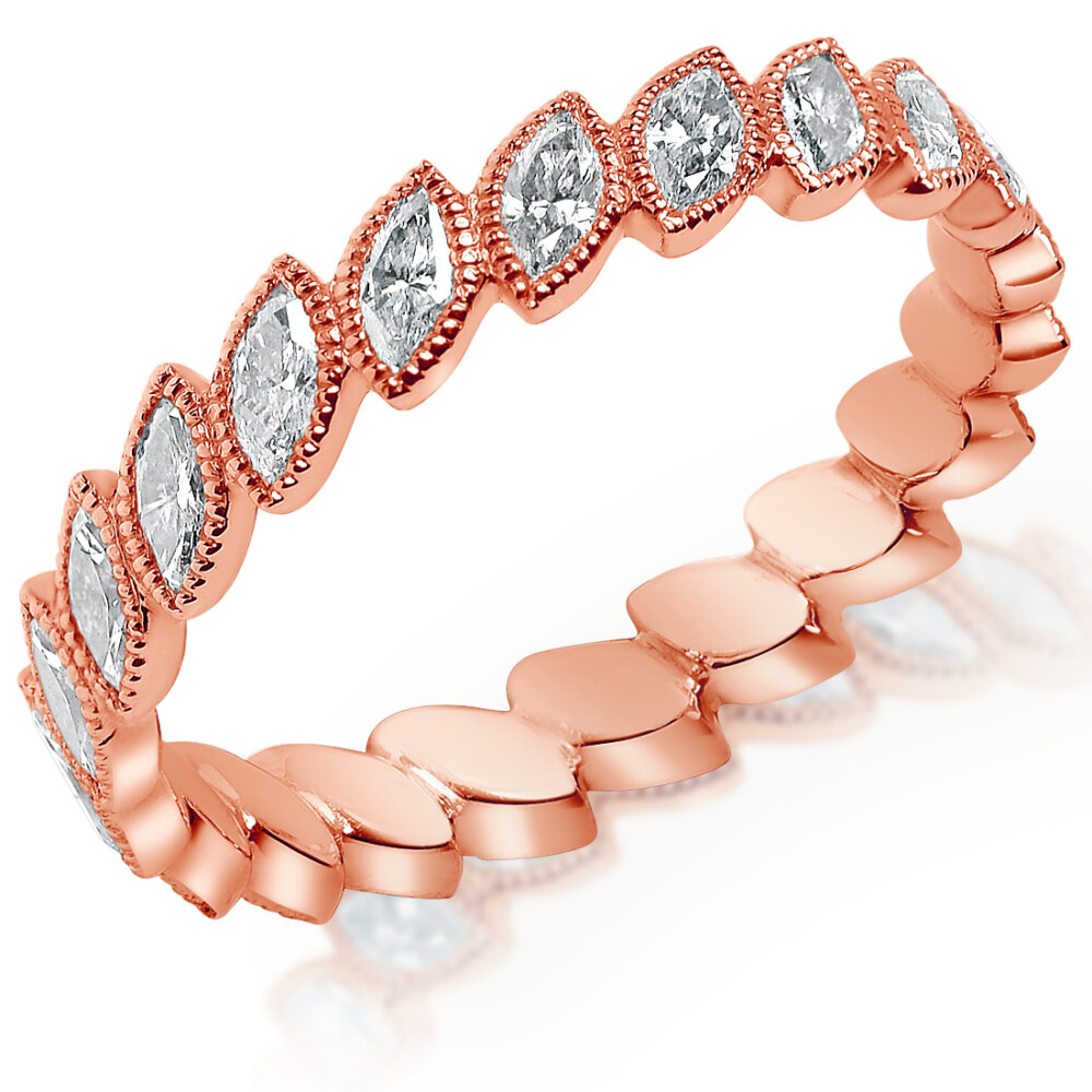 Marquise Bezel Eternity Ring
