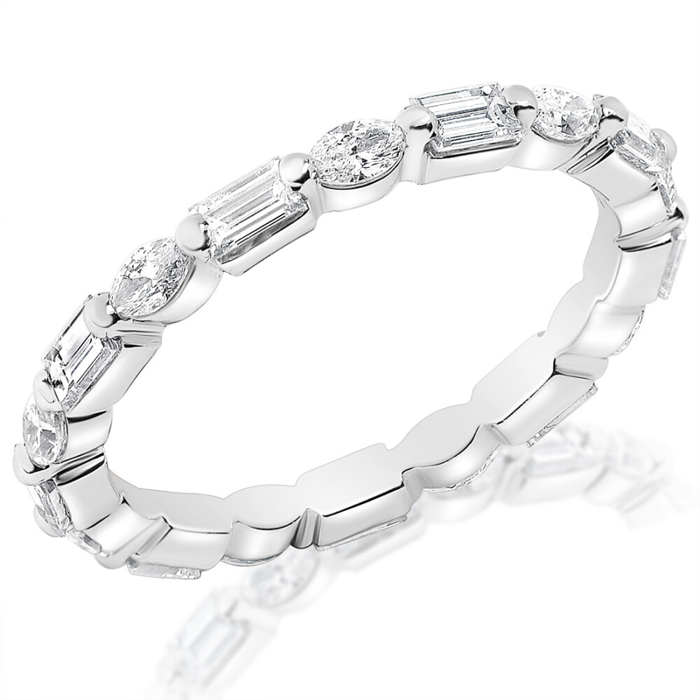 Marquise and Baguette Eternity Ring