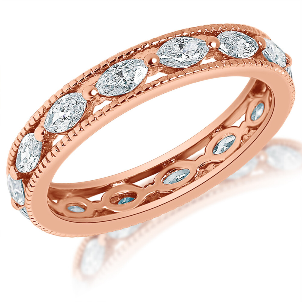 Double Band Marquise Eternity Ring