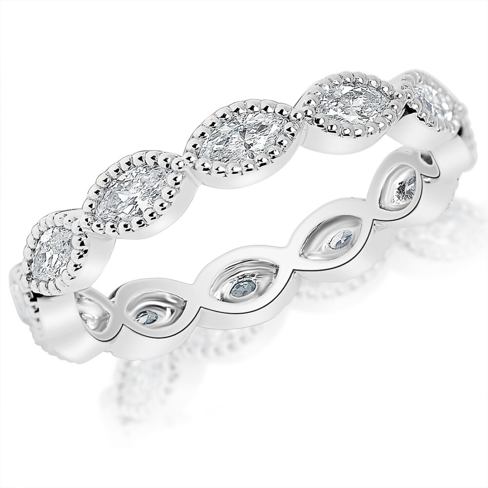 Marquise Bezel Eternity Ring