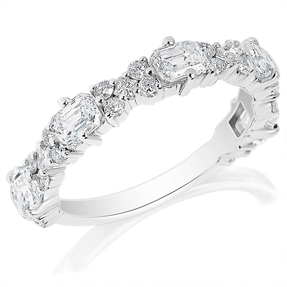 Fancy Diamond Cluster Ring