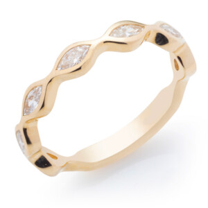 Bezel Marquise Band