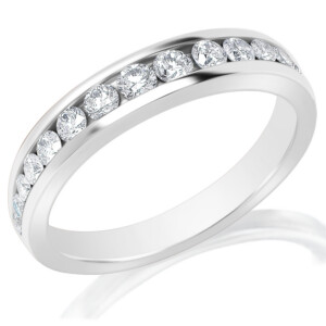 Channel Set Diamond Band