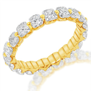 Cushion Diamond Eternity Band