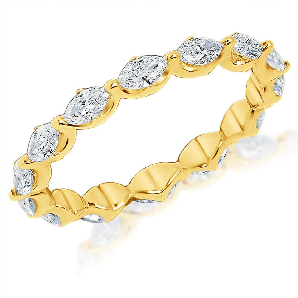 East-West Marquise Eternity Band
