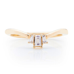 Tapered Baguette Three Stone Enhancer