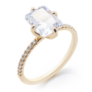 Kite Set Dainty Classic Engagement Ring