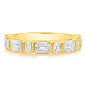 Emerald Half Bezel Halfway Band