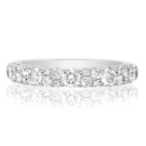 Round Diamond Cluster Band