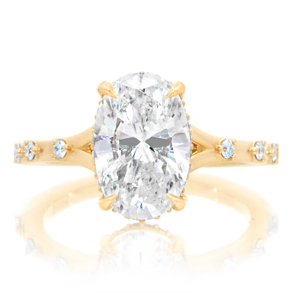 Split Shank Distance Shank Engagement Ring