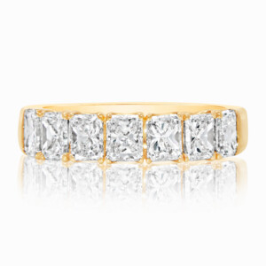 Radiant Diamond Seven Stone Ring